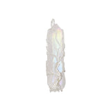 Angel aura crystal points tree pendant with silver /copper plated metal