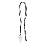 Rose quartz/tiger eye/black agate /amethyst&nbsp; gemstone triangle pendant&nbsp;