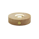 wooden base tray white/yellow / multi-color light table lamp with a USB cable
