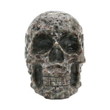 Arfvedsonite Garnet and firestone skull