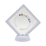 Plastic Floating Display set in 7/9/10cm in white and black color