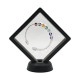 Plastic Floating Display set in 7/9/10cm in white and black color