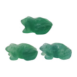 Green Fluorite Frogs