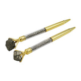 Multi gemstone Pens Tiger eye/Flourite/Citrine/Rose Quartz/Lapis/Black agate/Amethyst/Pyrite