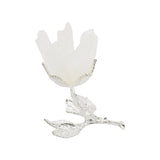 Amethyst / Citrine / Clear quartz gemstone chip flower ornaments with copper branches and leaves