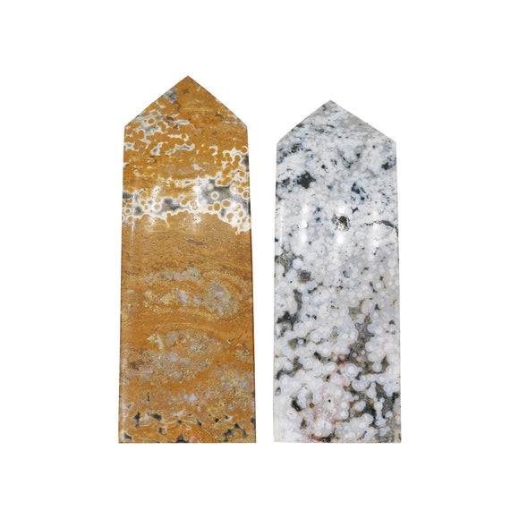 Ocean Jasper Obelisks