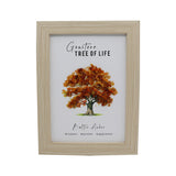 Gemstone Photo Frame with Rose Quartz,/Amethyst/Amber/Tourmaline