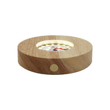 wooden base tray white/yellow / multi-color light table lamp with a USB cable