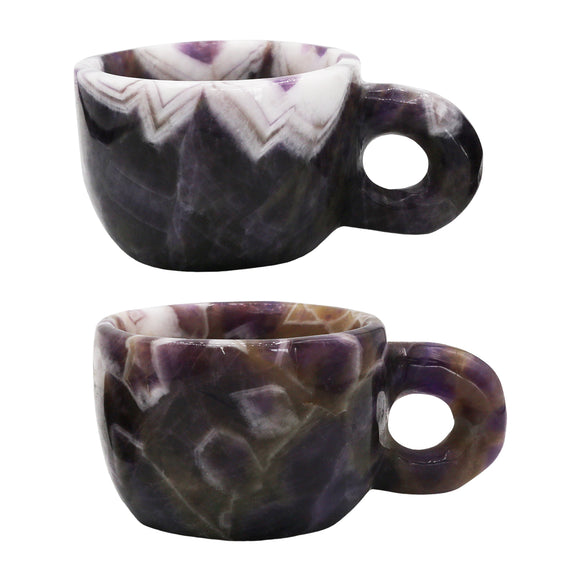 Rose quartz/Amethyst cups