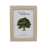 Gemstone Photo Frame with Rose Quartz,/Amethyst/Amber/Tourmaline