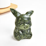 2.5inch New Jade Picachu Carvings, PCC2501LM