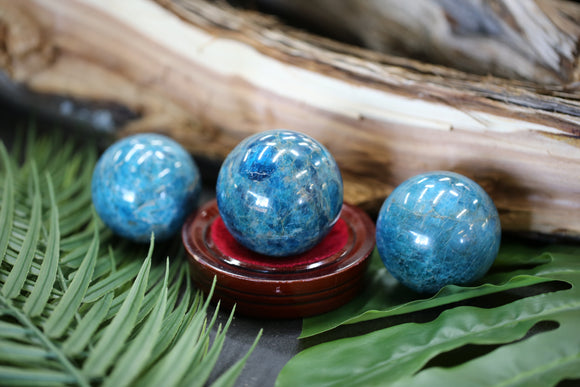 Blue Apatite Sphere 2 lb Wholesale Lot Natural Crystal Energy