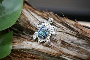 Abalone Shell Sea Turtle Pendant Wholesale Natural Crystal Energy Cabochon