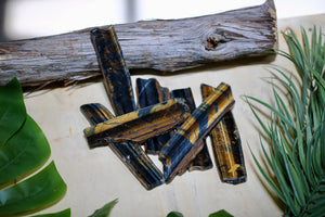 Tiger's Eye Slabs 1 kg Wholesale Blue and Gold Natural Crystal Healing Energy