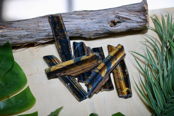 Tiger's Eye Slabs 1 kg Wholesale Blue and Gold Natural Crystal Healing Energy