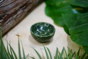 Green Nephrite Jade Bowl Dish 2.5" Wholesale Natural Crystal Energy