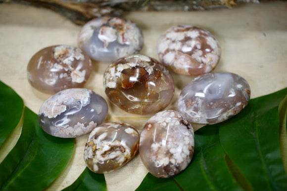 Flower Agate Palmstone 1kg Wholesale Natural Crystal GIft Healing Energy