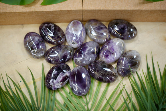 Amethyst Palmstone Wholesale 1kg Bundle Natural Polished Crystal Gift Energy