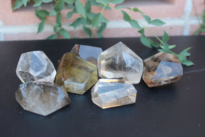 Smoky Quartz Crystal Polished Freeform 2lb Wholesale Bulk Lot Natural