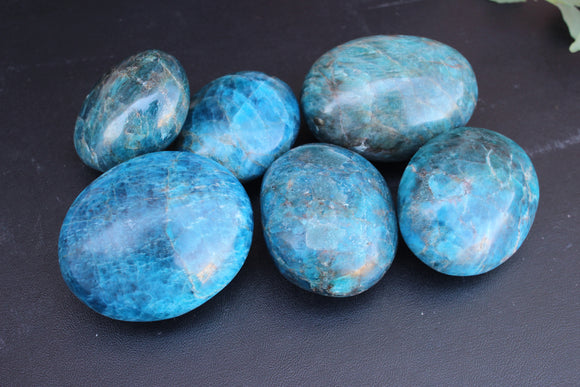 Blue Apatite Palmstone 1kg Wholesale Bulk Lot Natural Crystal Healing Energy