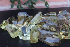 Citrine Polished Crystal Freeform 2 lb Wholesale Lot Bulk Natural