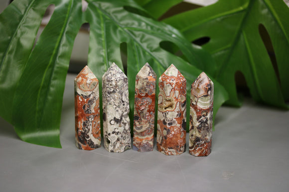 Money Agate Tower Point 1 lb Lot Wholesale Natural Crystal Gemstone