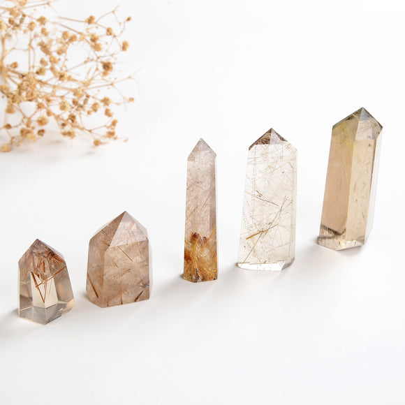 Rutilated Crystal Points, PNT0011RT