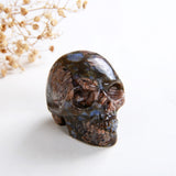 2" Size Crystal Skull, Gemstone Cranium Carvings, SKL2001XX