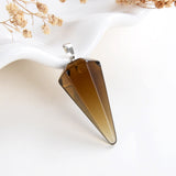 Gemstone Angular Cone Pendants Or Pendulums, Medium Size, PND4124XX