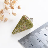 Gemstone Thick&Short Angular Cone Pendants Or Pendulums, Small Size, PND4128XX